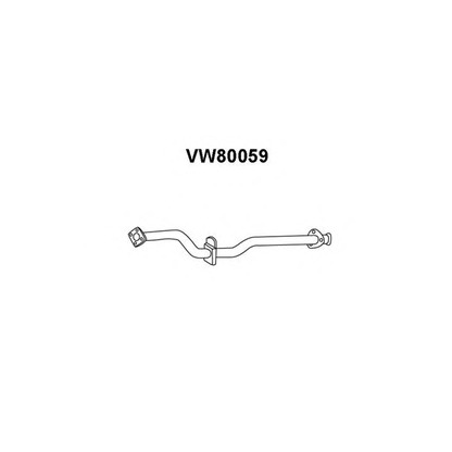 Фото Труба выхлопного газа VENEPORTE VW80059