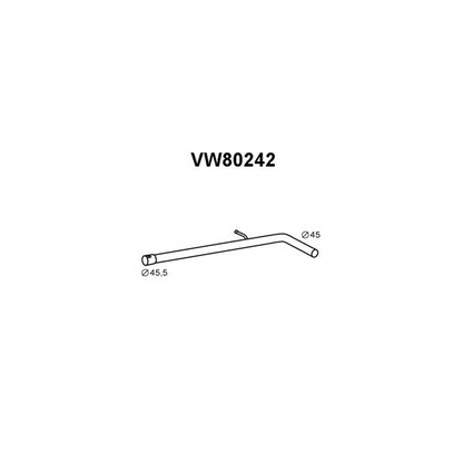 Foto Tubo gas scarico VENEPORTE VW80242