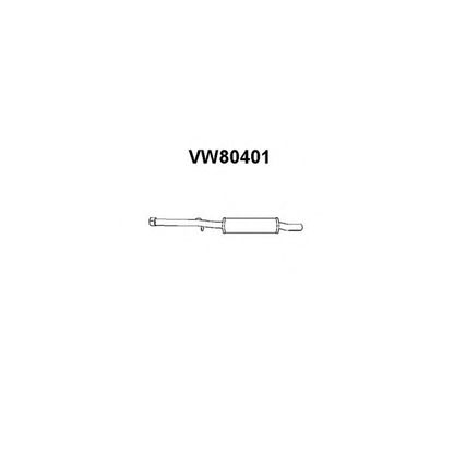 Zdjęcie Tłumik przedni VENEPORTE VW80401