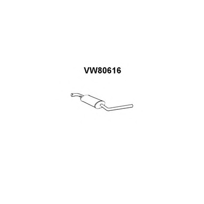 Zdjęcie Tłumik srodkowy VENEPORTE VW80616