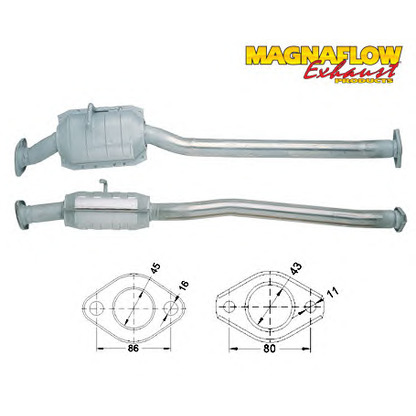 Foto Catalizzatore MAGNAFLOW 87610