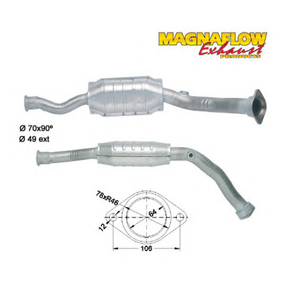 Foto Catalizzatore MAGNAFLOW 86016