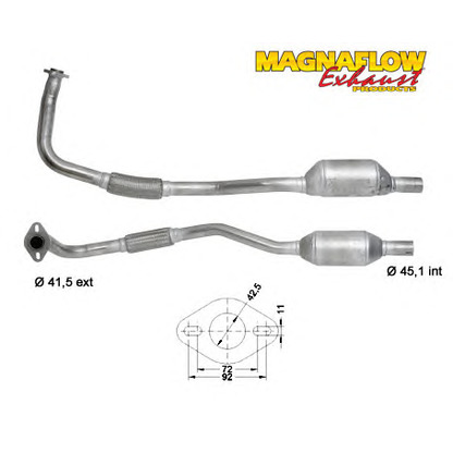 Foto Catalizzatore MAGNAFLOW 85878D