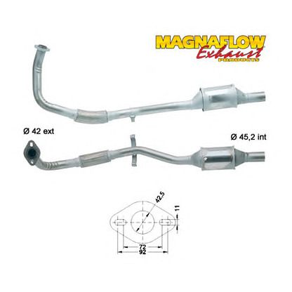 Photo Catalyseur MAGNAFLOW 85855D