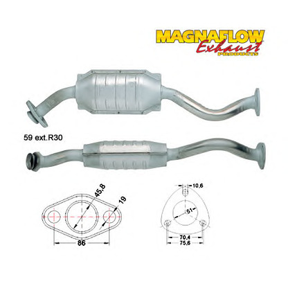 Zdjęcie Katalizator MAGNAFLOW 85816