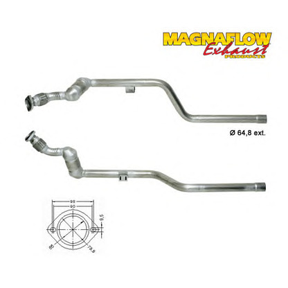 Foto Catalizador MAGNAFLOW 85059D