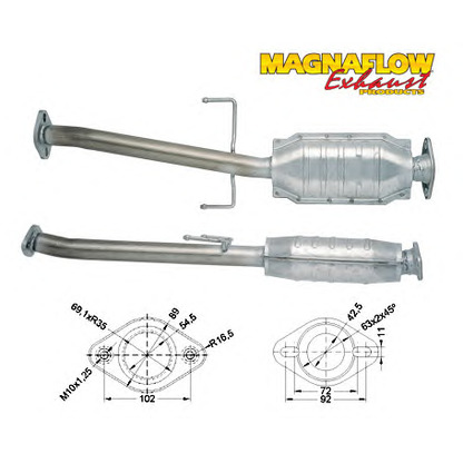 Photo Catalyseur MAGNAFLOW 84811