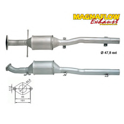 Photo Catalyseur MAGNAFLOW 82556