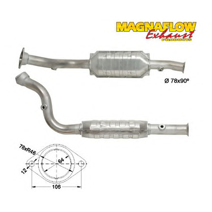 Foto Catalizzatore MAGNAFLOW 81856