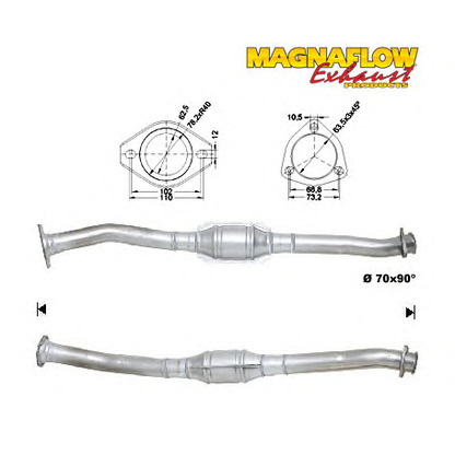 Photo Catalyseur MAGNAFLOW 80967D