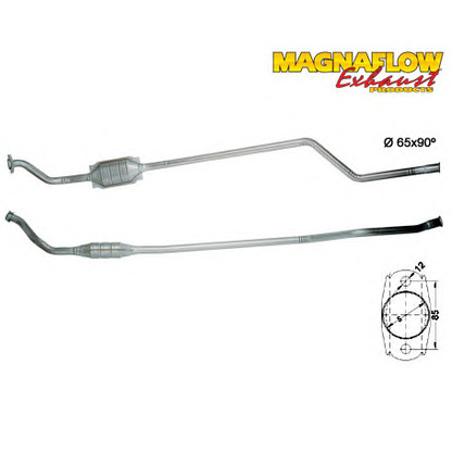 Foto Tubo gas scarico MAGNAFLOW 80943D