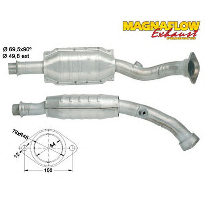 Zdjęcie Katalizator MAGNAFLOW 80940