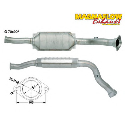 Photo Catalyseur MAGNAFLOW 80924