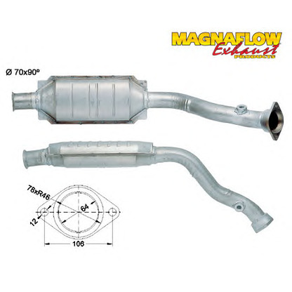 Foto Catalizzatore MAGNAFLOW 80916