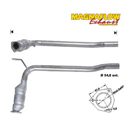 Foto Tubo de escape MAGNAFLOW 78809D