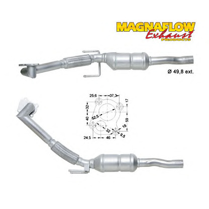 Foto Katalysator MAGNAFLOW 77014D