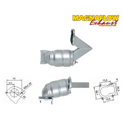 Фото Катализатор MAGNAFLOW 76322D