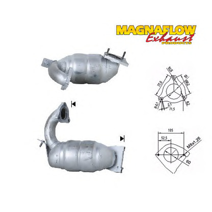 Foto Catalizzatore MAGNAFLOW 76304D