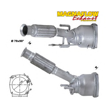 Фото Катализатор MAGNAFLOW 76043D