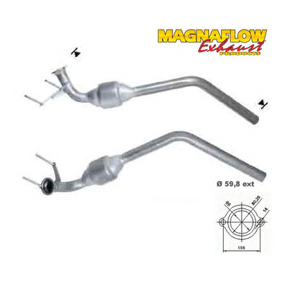 Foto Abgasrohr MAGNAFLOW 75001D