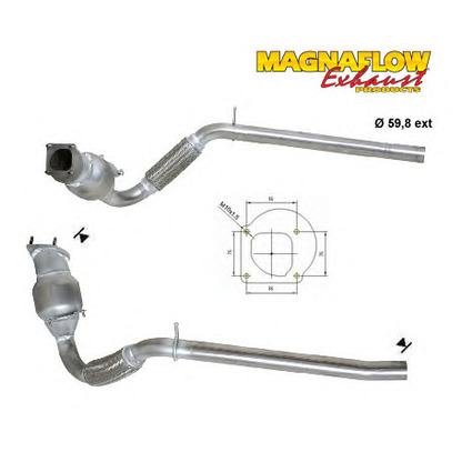 Foto Katalysator MAGNAFLOW 72519D