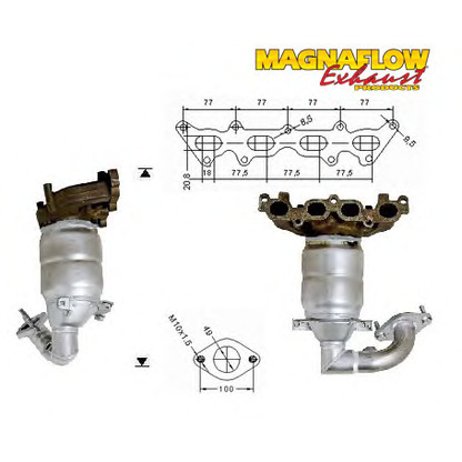 Foto Catalizzatore MAGNAFLOW 72518