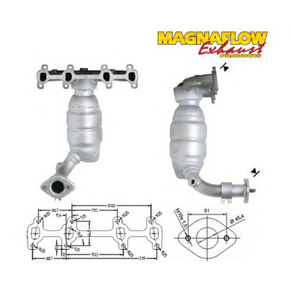 Фото Катализатор MAGNAFLOW 72508