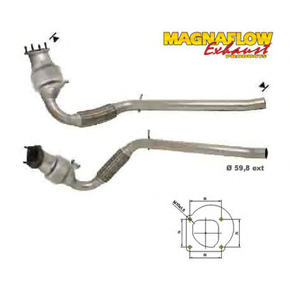 Foto Catalizzatore MAGNAFLOW 72504D