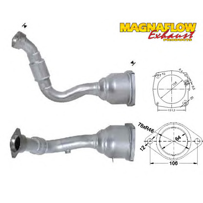 Foto Catalizzatore MAGNAFLOW 70925D