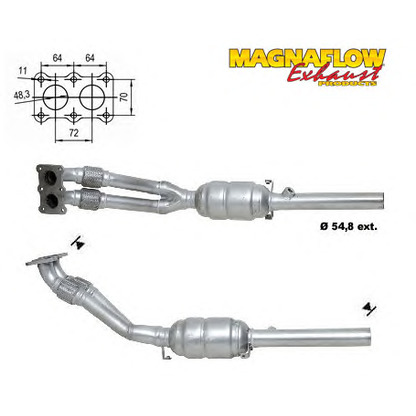 Foto Catalizzatore MAGNAFLOW 70210