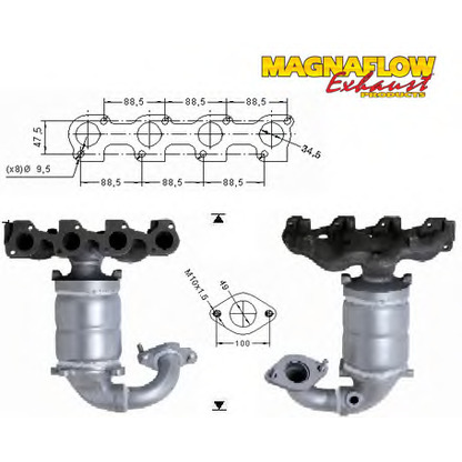 Photo Catalyseur MAGNAFLOW 72527