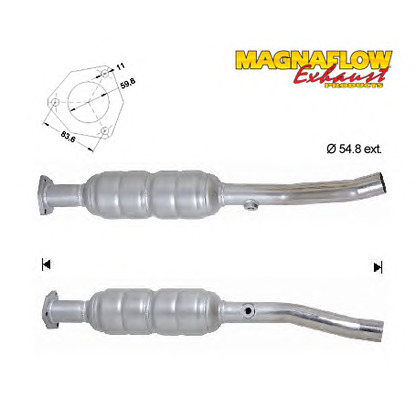 Photo Catalyseur MAGNAFLOW 72528