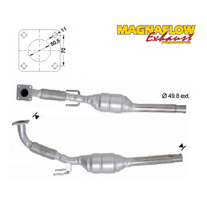 Photo Catalyseur MAGNAFLOW 77022D