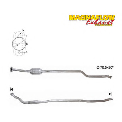 Photo Catalytic Converter MAGNAFLOW 80969D