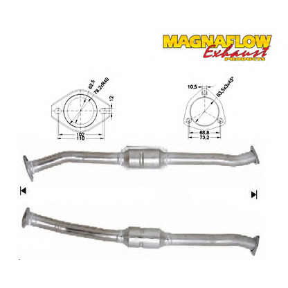 Foto Catalizzatore MAGNAFLOW 80972