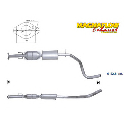 Foto Catalizzatore MAGNAFLOW 61802D