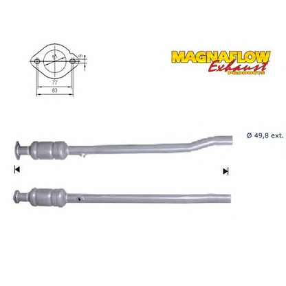 Foto Catalizzatore MAGNAFLOW 68802