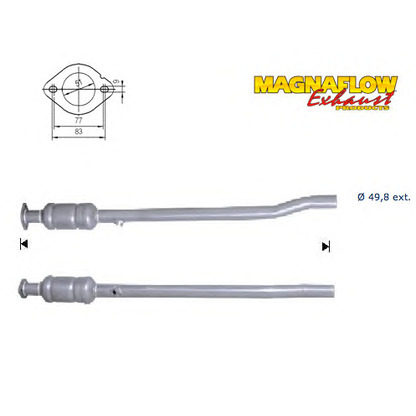 Foto Catalizzatore MAGNAFLOW 68807