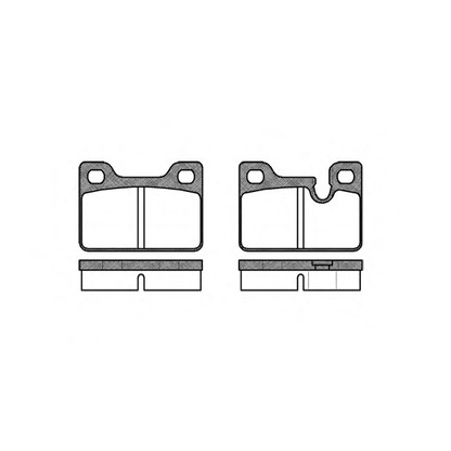 Photo Kit de plaquettes de frein, frein à disque WOKING P013300