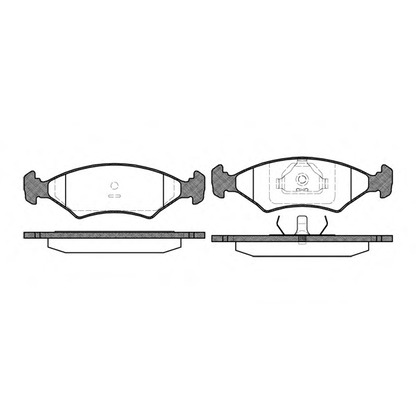 Photo Brake Pad Set, disc brake WOKING P019315