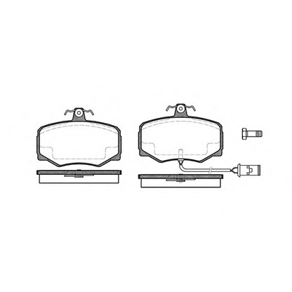 Foto Kit pastiglie freno, Freno a disco WOKING P346302