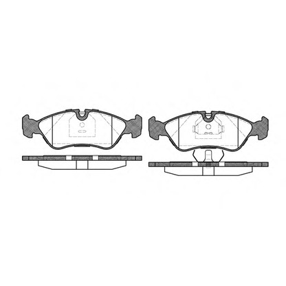 Photo Brake Pad Set, disc brake WOKING P386330