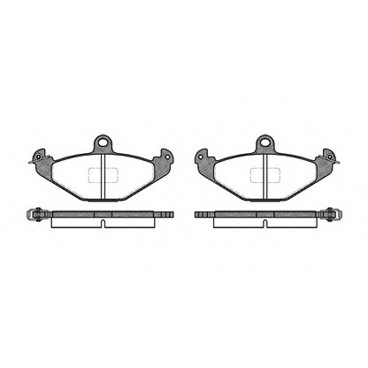 Photo Brake Pad Set, disc brake WOKING P245310