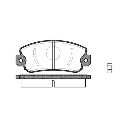 Photo Brake Pad Set, disc brake WOKING P272302