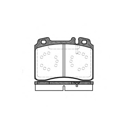 Фото Комплект тормозных колодок, дисковый тормоз WOKING P279300