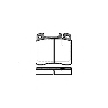 Photo Brake Pad Set, disc brake WOKING P508300