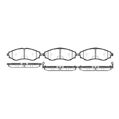 Photo Brake Pad Set, disc brake WOKING P745332