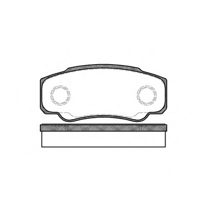 Photo Brake Pad Set, disc brake WOKING P861300