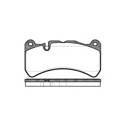 Photo Brake Pad Set, disc brake WOKING P1092300