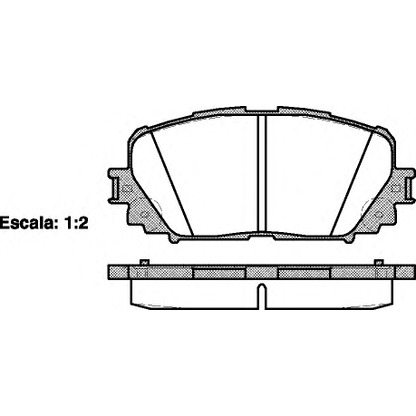 Foto Kit pastiglie freno, Freno a disco WOKING P1358300